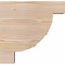 Ekena Millwork Alpine Smooth Rafter Tail, Douglas Fir, 3 1/2"W x 12"H x 12"L RFT04X12X12ALP00SDF - alternate 4